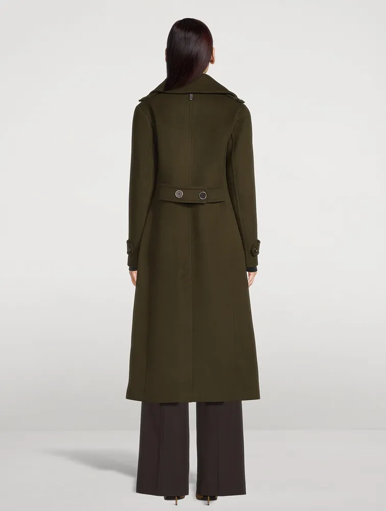 Double Face Wool Tailored Coat