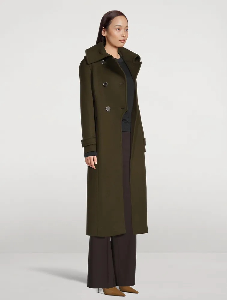 Double Face Wool Tailored Coat