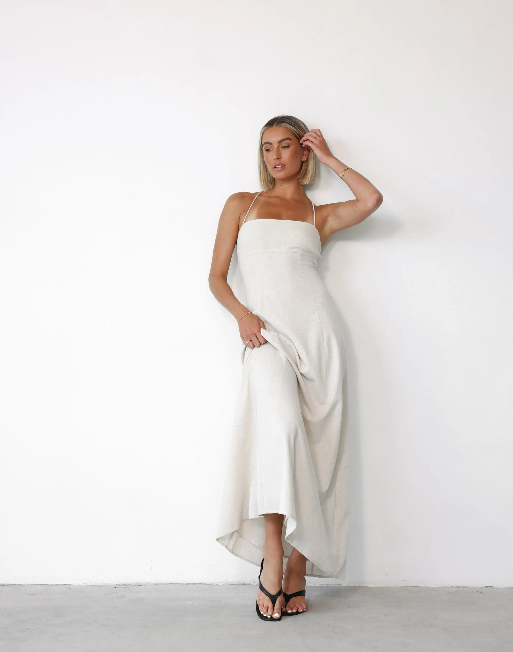 Maxi Dress in Oat