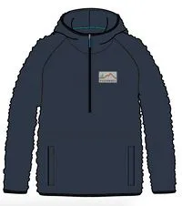 Maine Sherpa Fleece Hoodie - Recycled Navy.