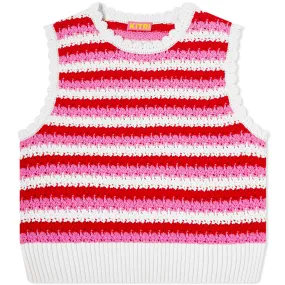 Marley Pink Stripe Knit Top by KITRI