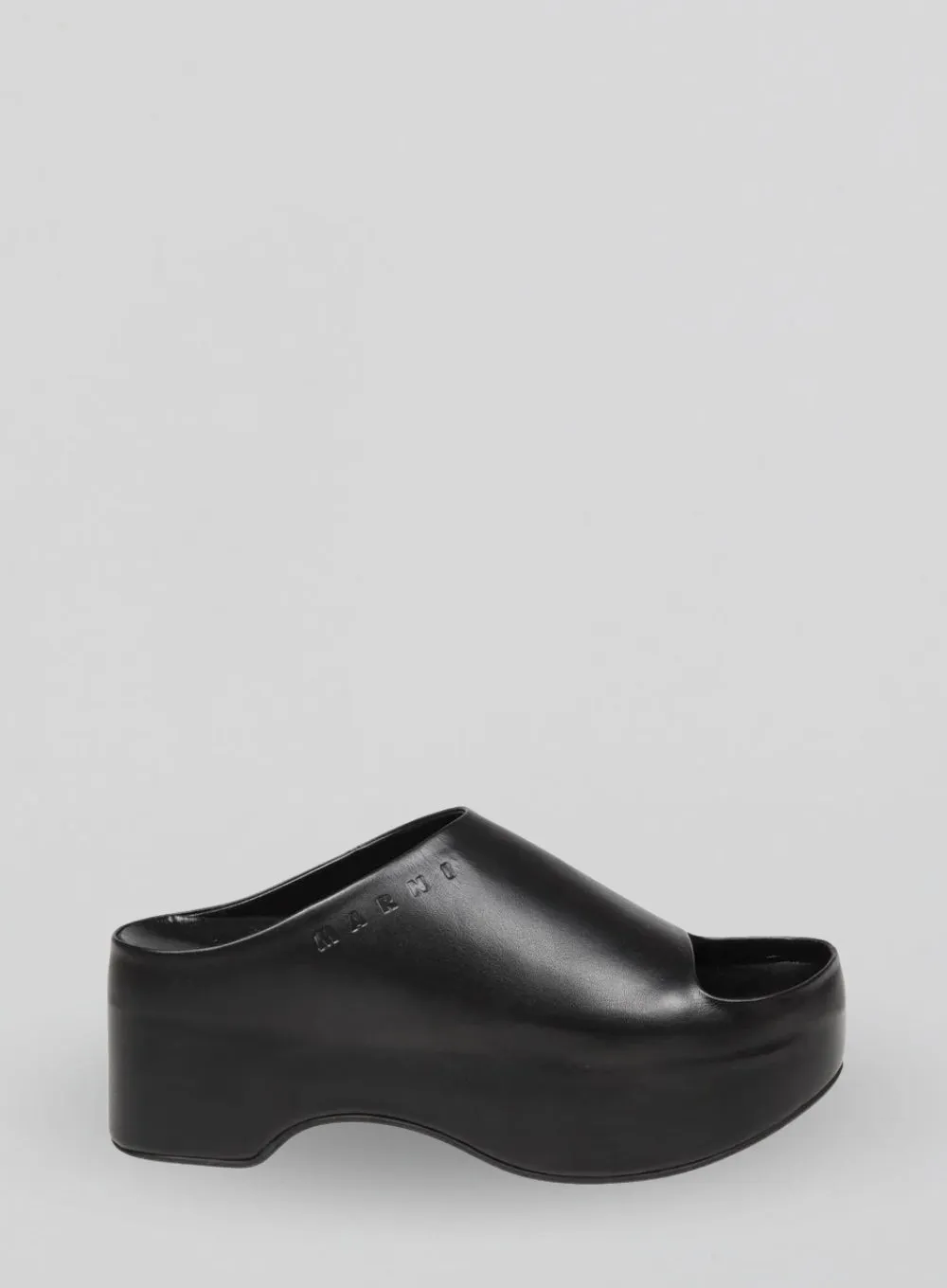 MARNI | Leather Platform Slides