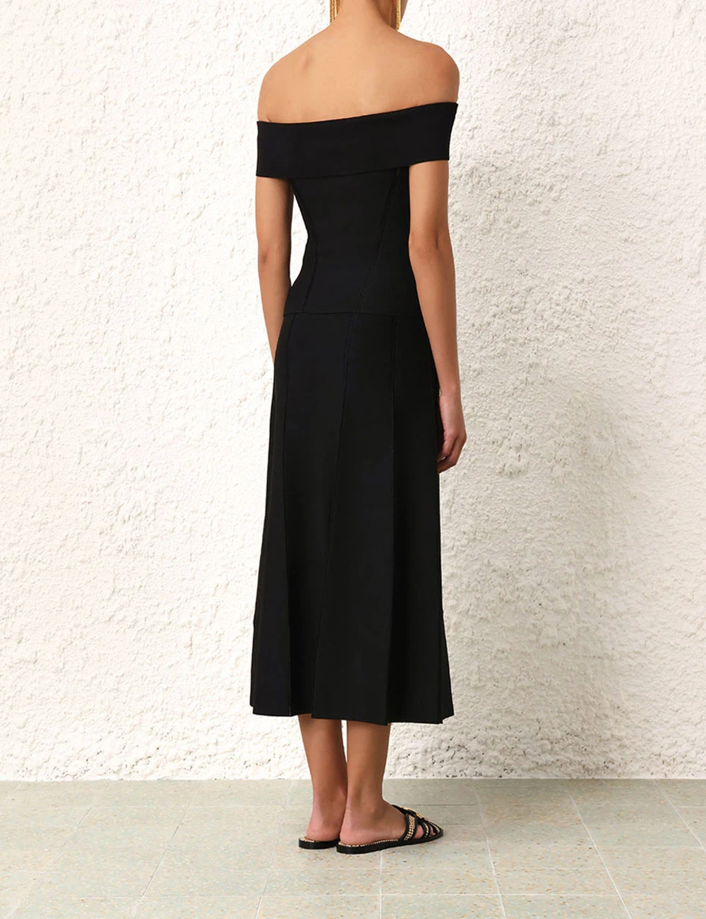 --Matchmaker Knit Panelled Skirt-