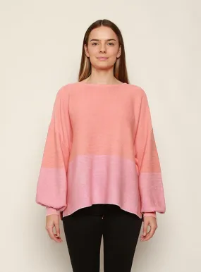 Maya Two Tone Pink Knit