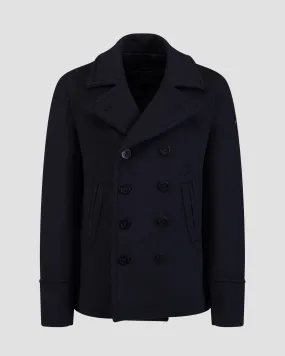 Men's navy blue woolen coat Paul&Shark 14312655-50