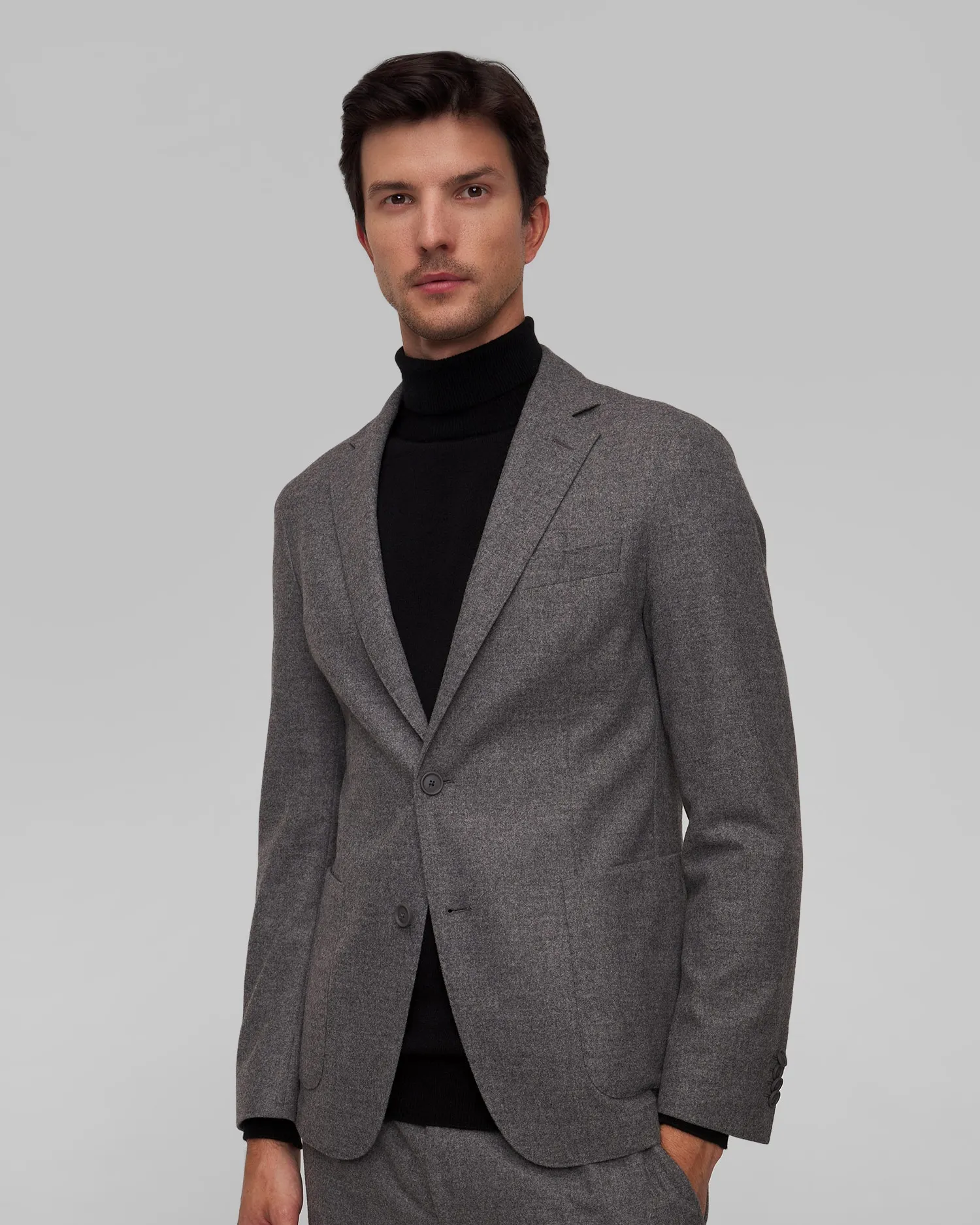 Men’s grey woolen jacket Hugo Boss P Hanry 50527923-42