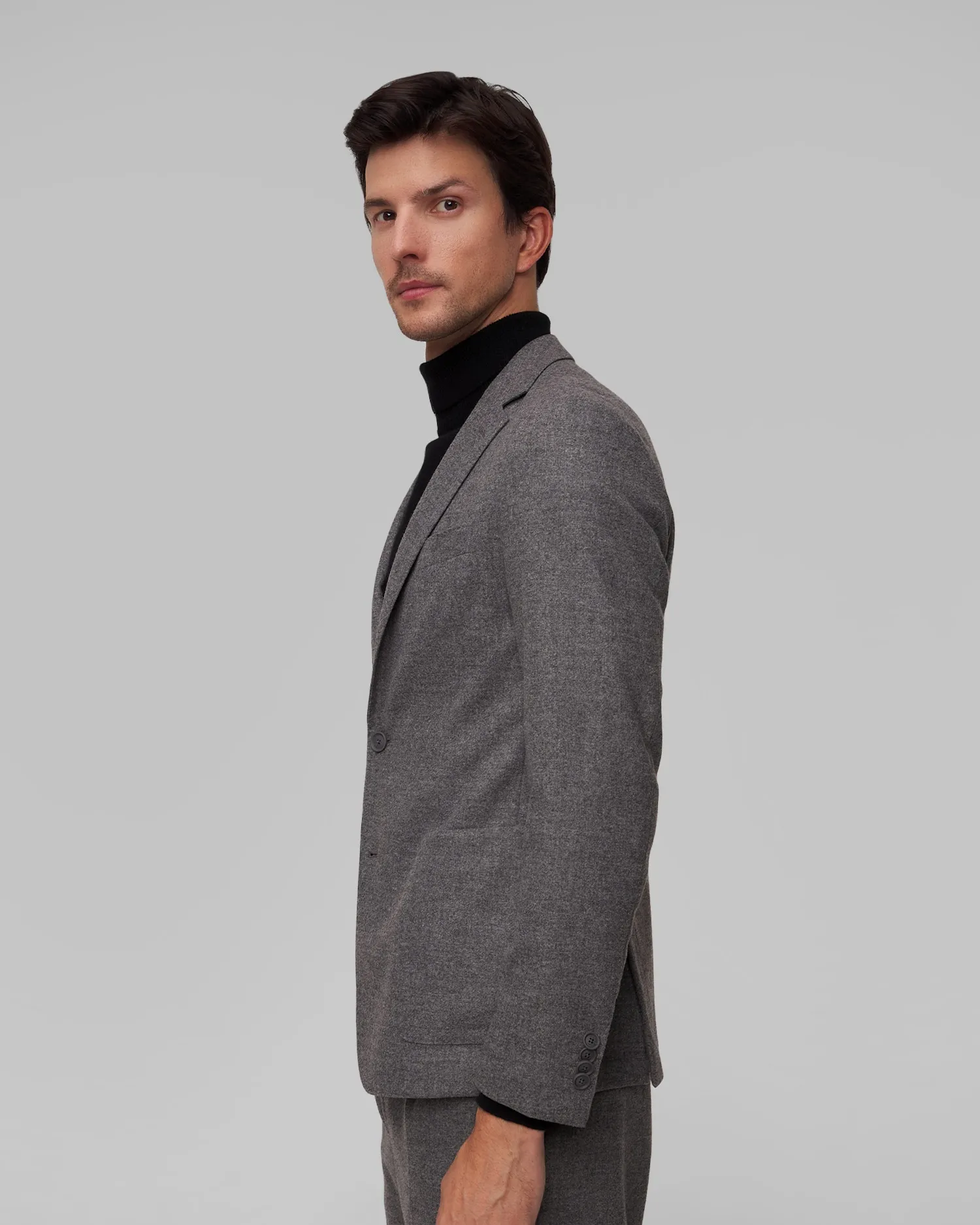 Men’s grey woolen jacket Hugo Boss P Hanry 50527923-42