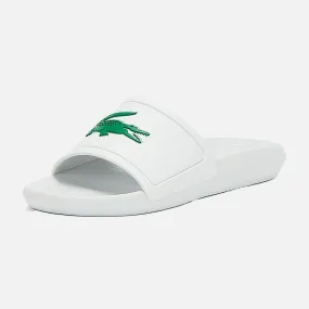 Men's Lacoste Croco Slides White