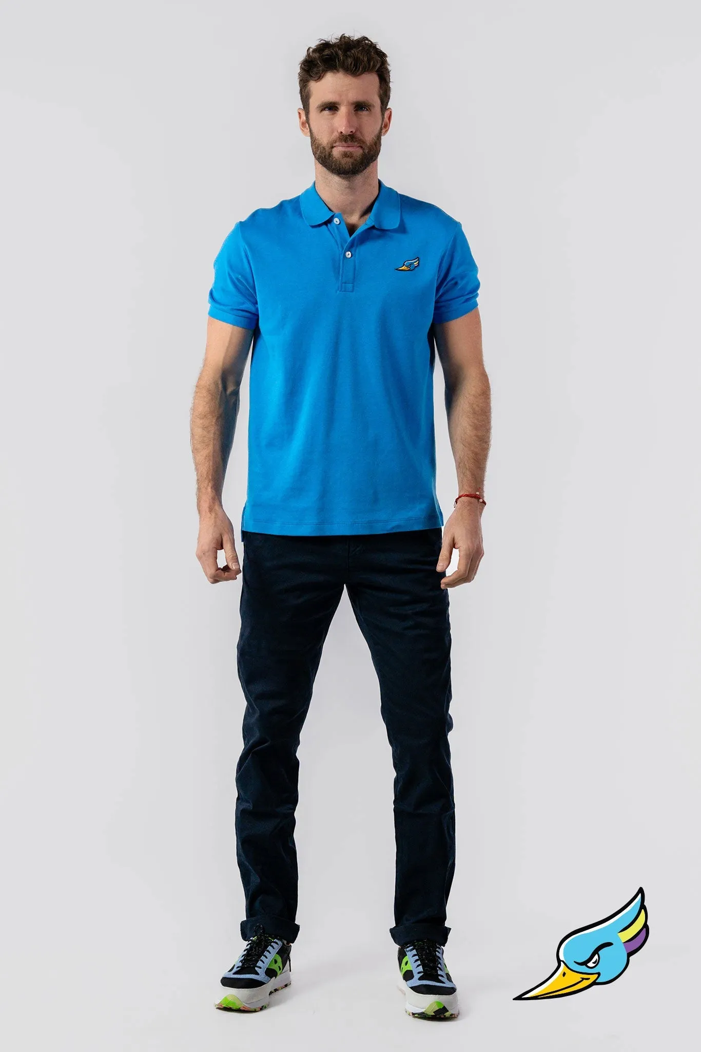 MEN'S POLO SHIRT - BLUE