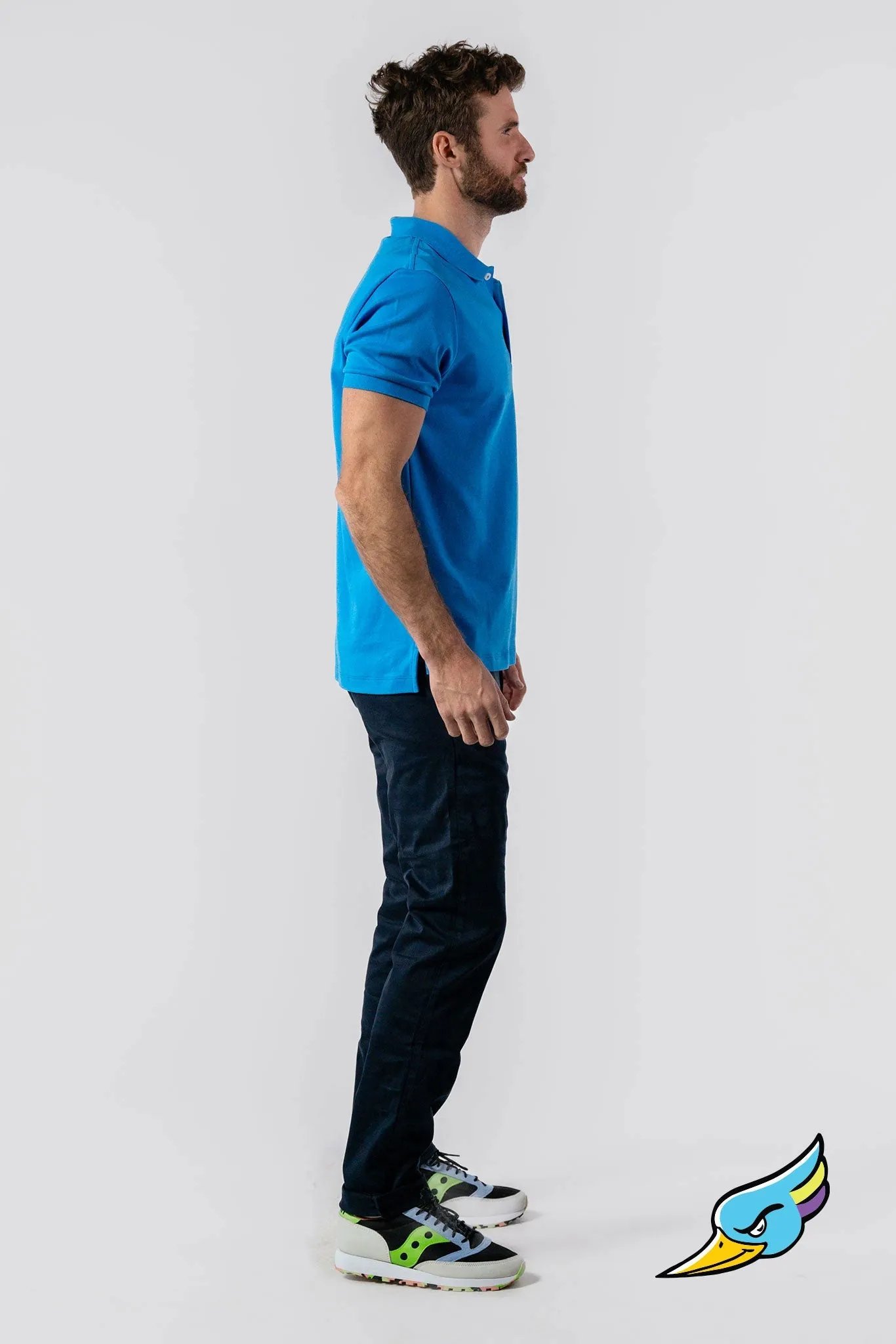 MEN'S POLO SHIRT - BLUE