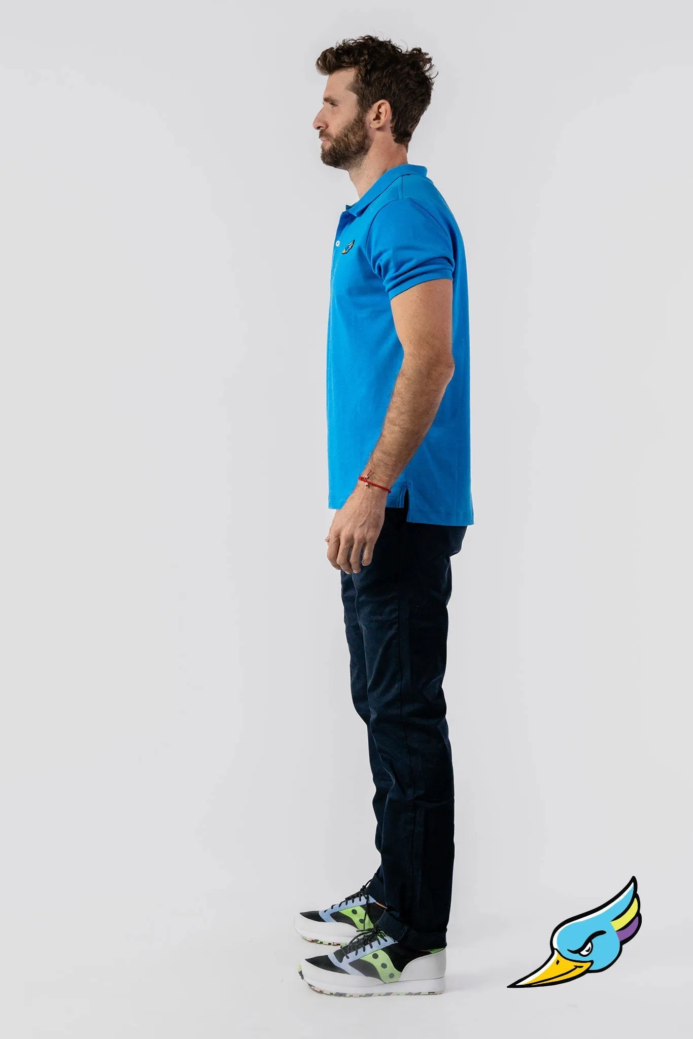 MEN'S POLO SHIRT - BLUE