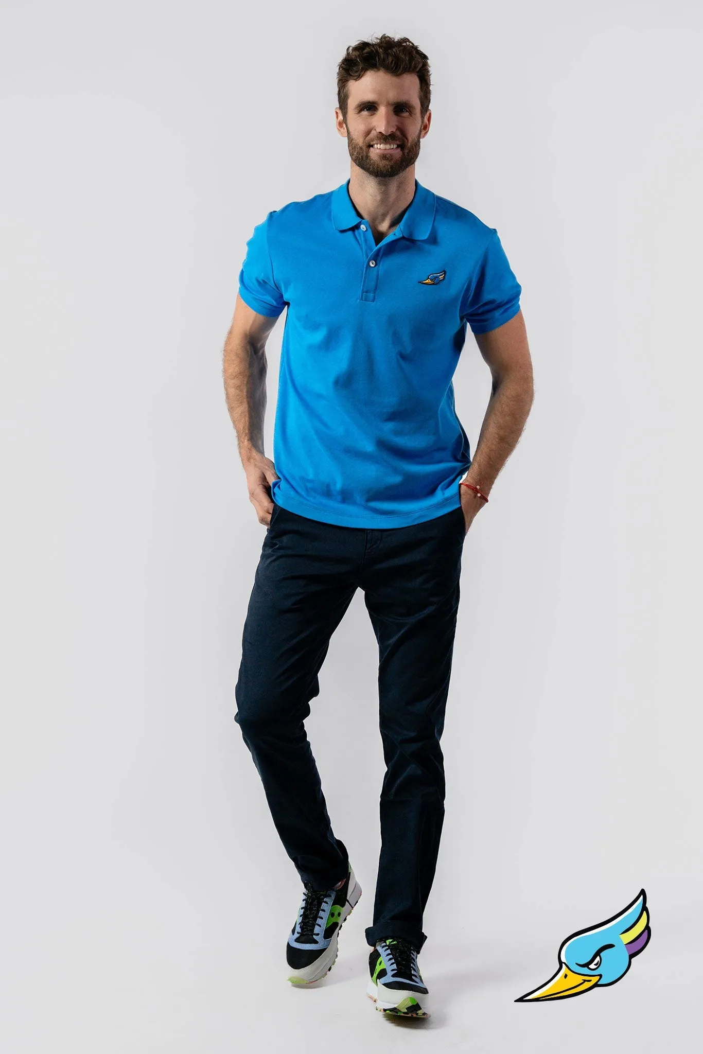 MEN'S POLO SHIRT - BLUE