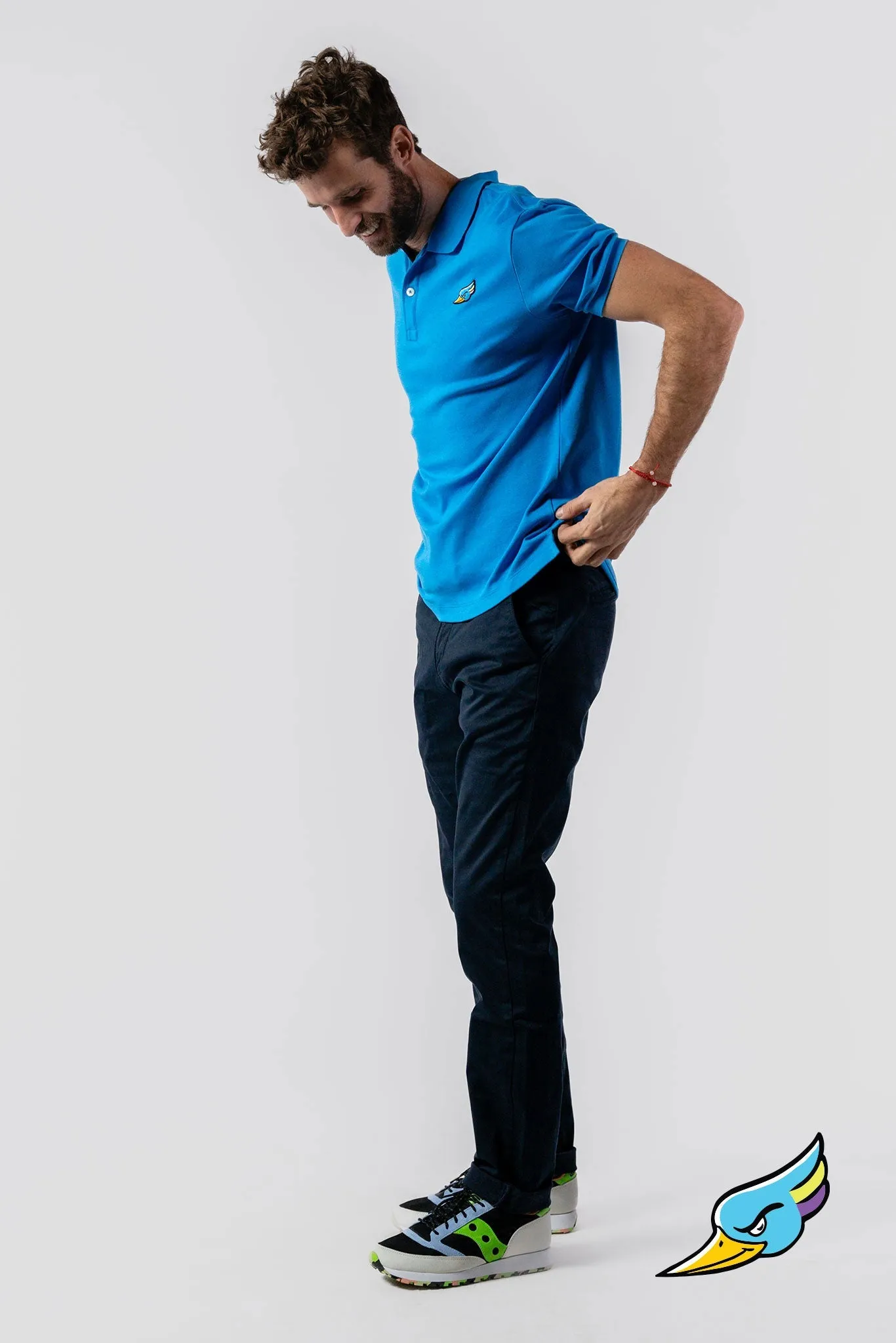 MEN'S POLO SHIRT - BLUE