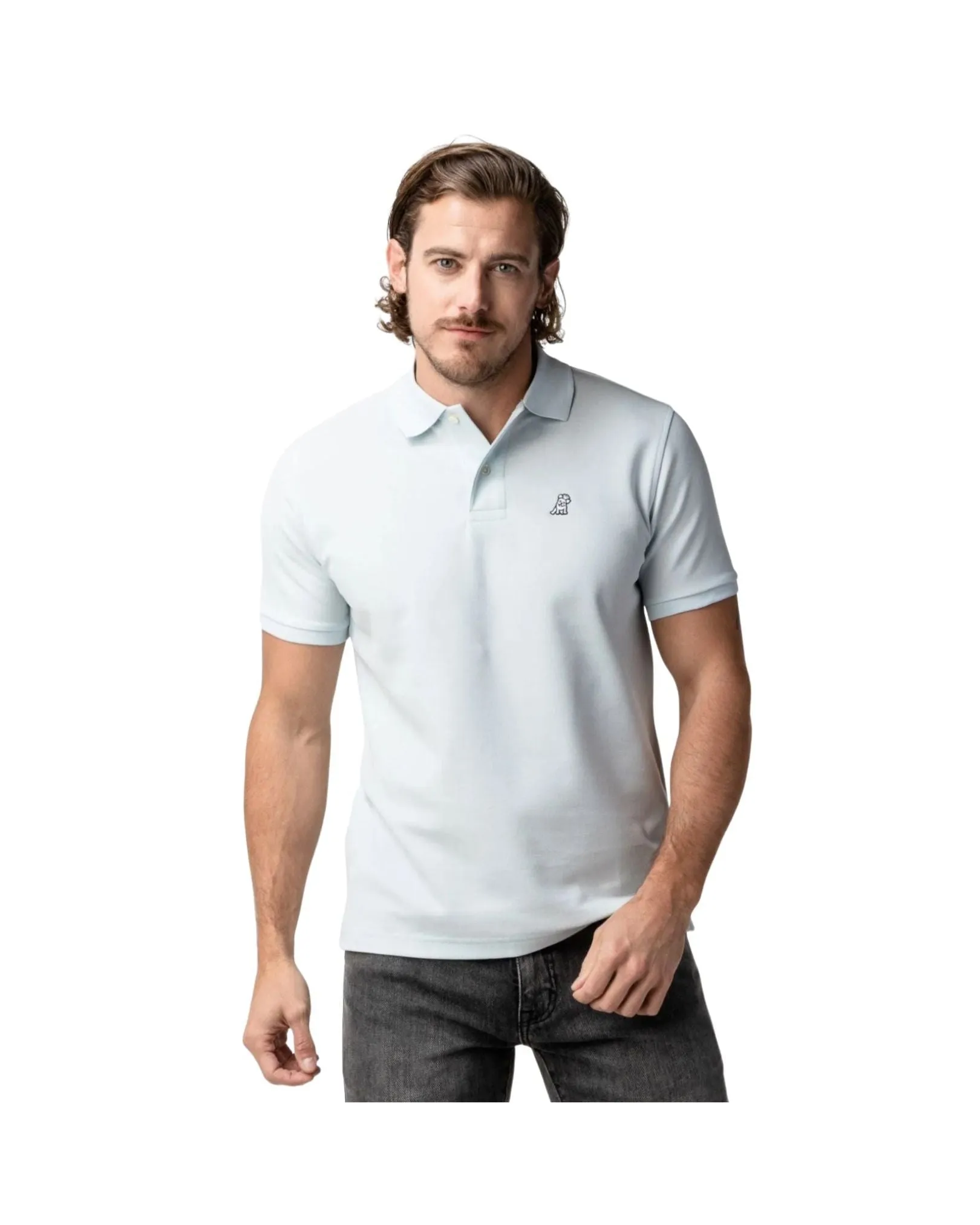 Men's Regular Fit Polo Shirt - Ilusion Blue A50