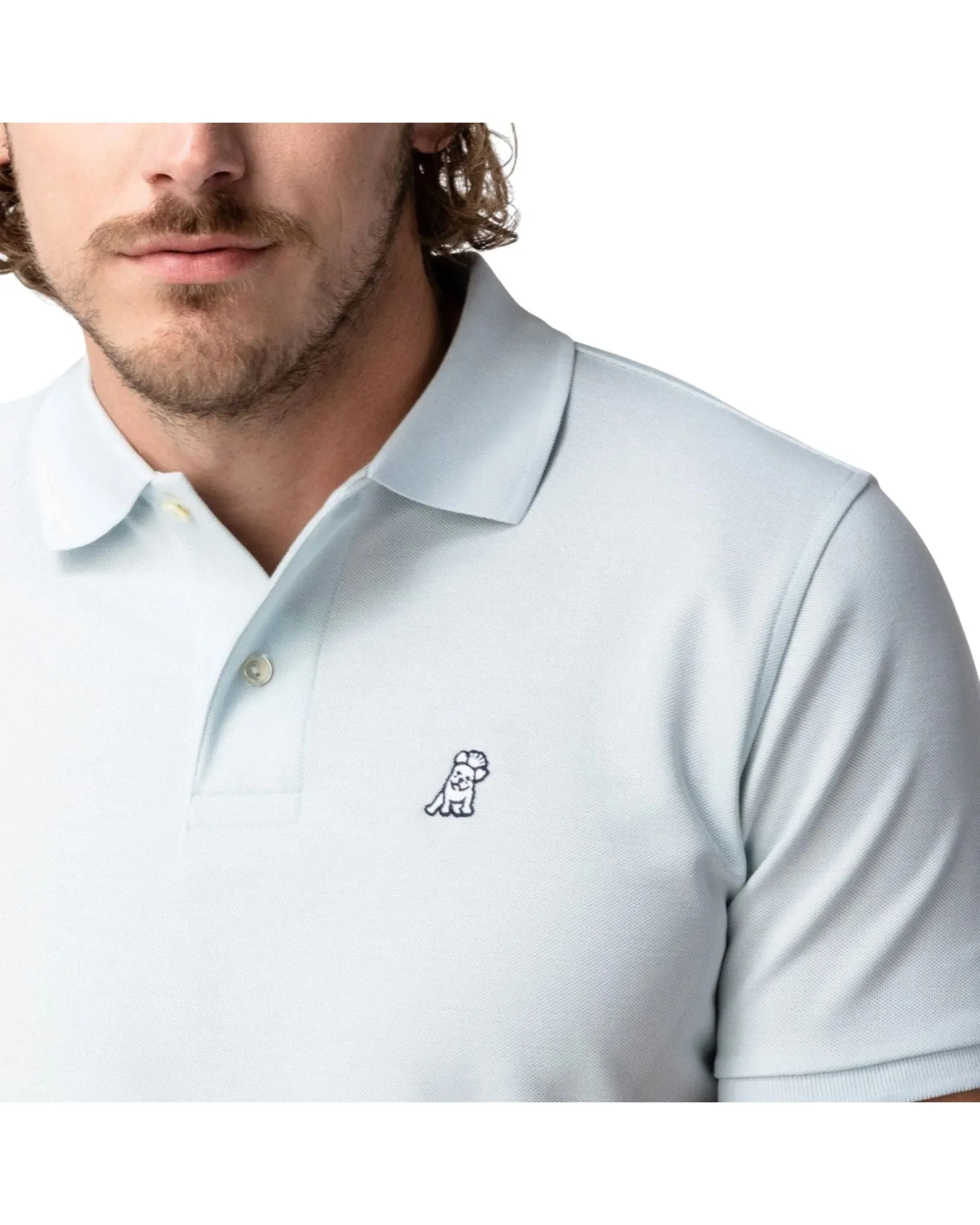 Men's Regular Fit Polo Shirt - Ilusion Blue A50