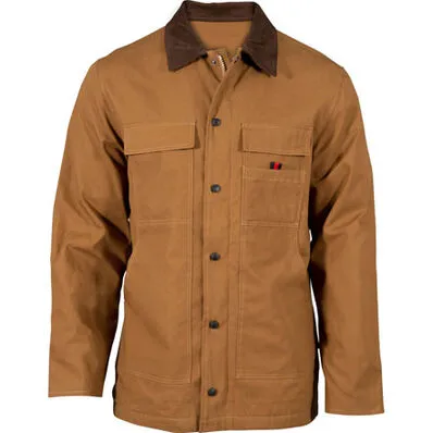 Men's Tan Collared Ranch Coat from Rocky - Worksmart Collection