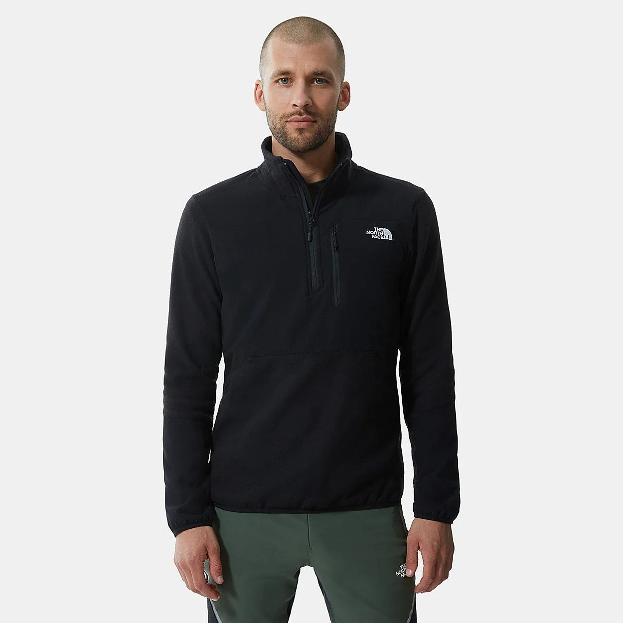 Men's The North Face Glacier Pro Quarter-Zip Fleece | Midlayers & Fleeces UK