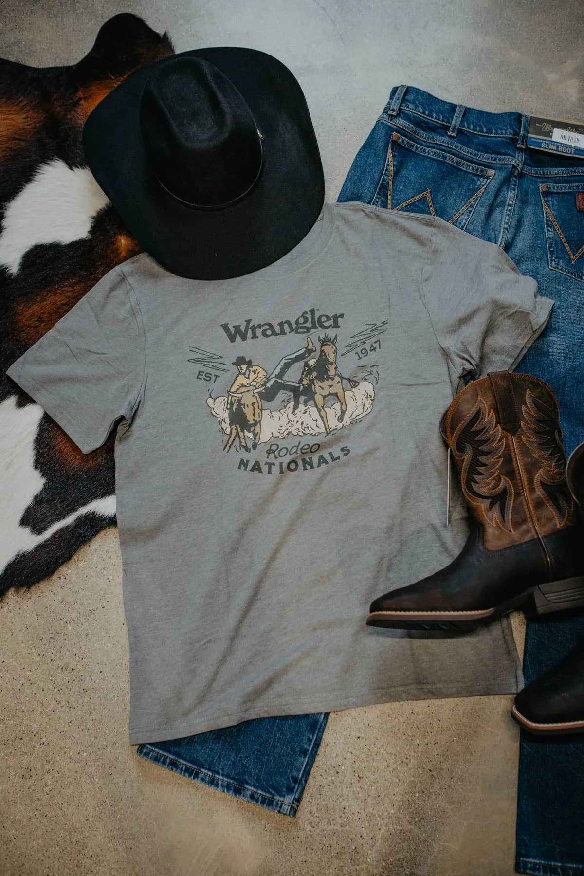 Men's Wrangler 'Rodeo Nationals' T-Shirt (XXL Only)