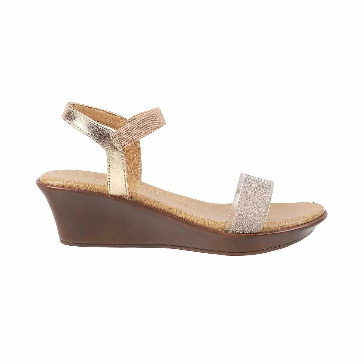 Metro Girls Gold Casual Sandals