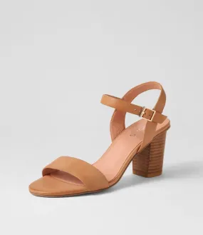 MIDAS Lippee Dark Tan Leather Sandals