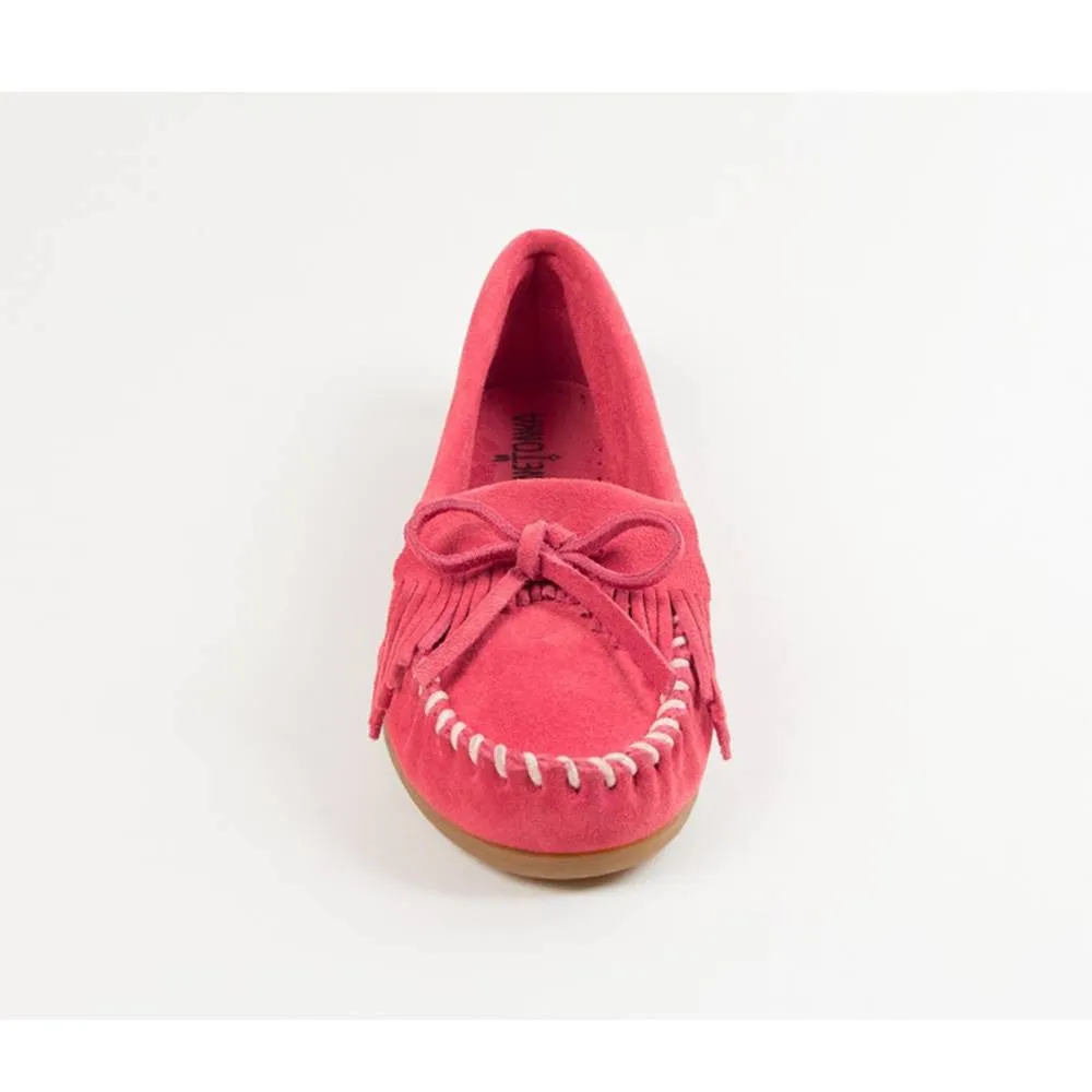 Pink Minnetonka Moccasins with Hardsole