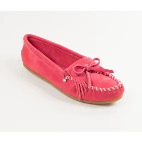 Pink Minnetonka Moccasins with Hardsole