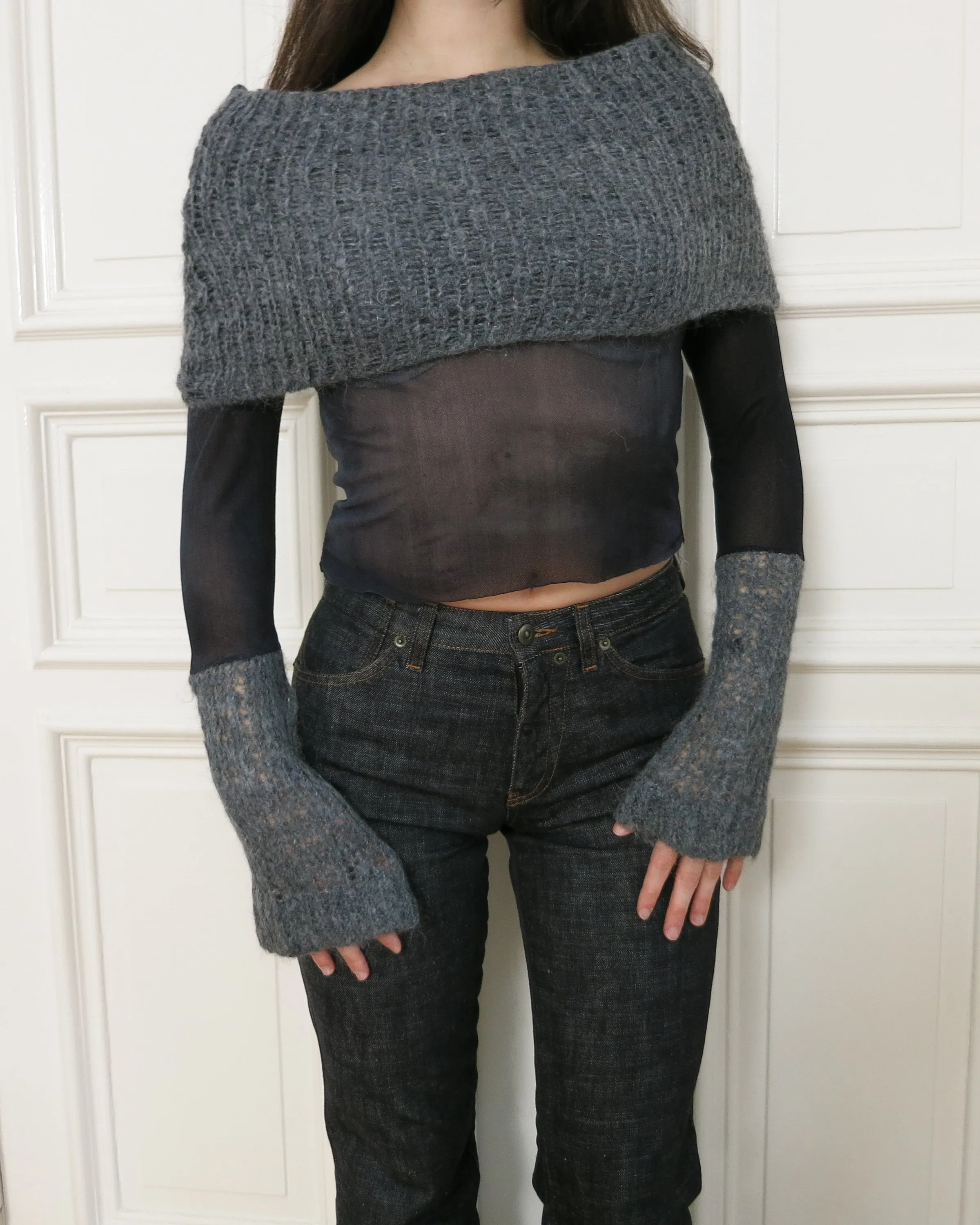       Mohair knit longsleeve    