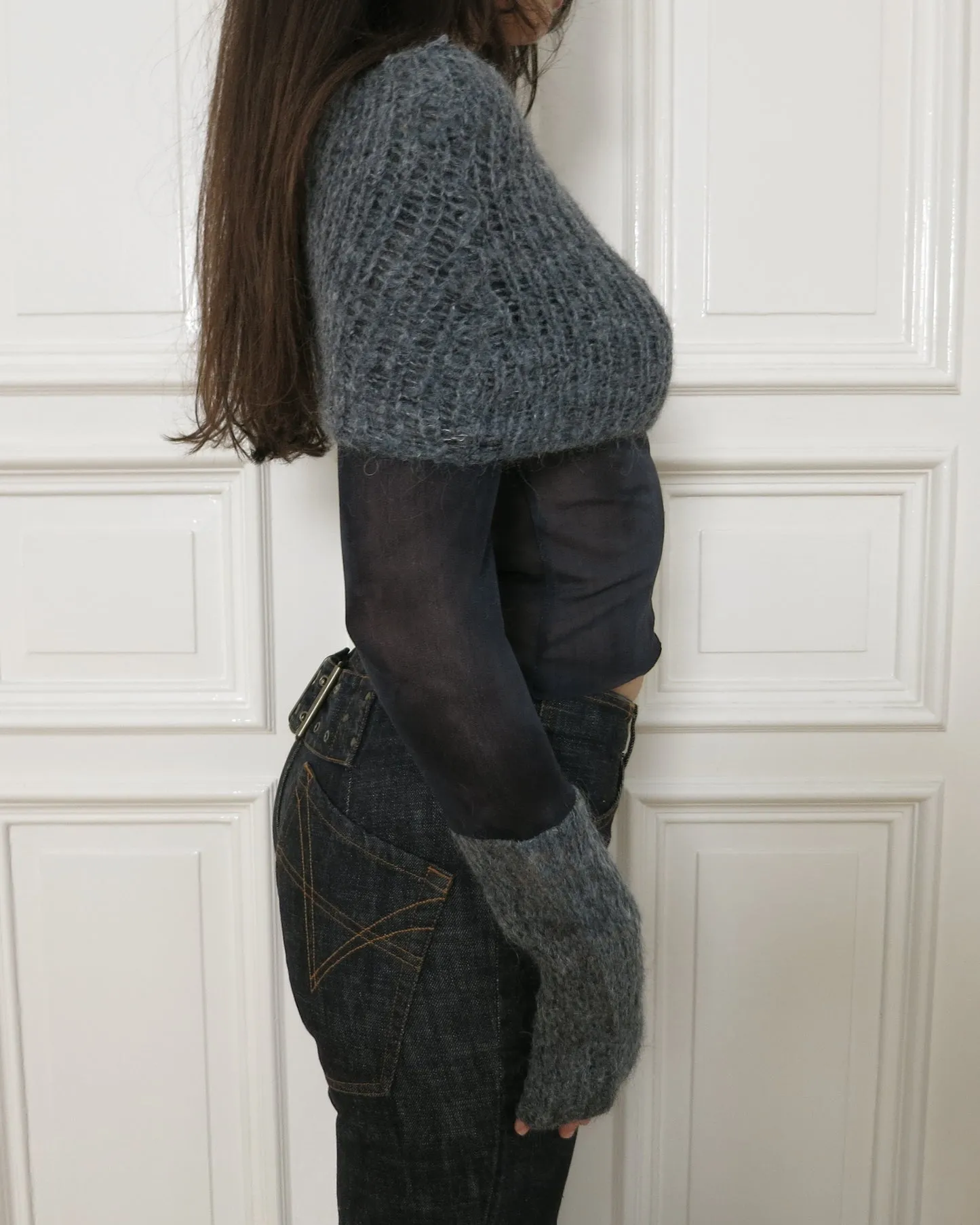       Mohair knit longsleeve    