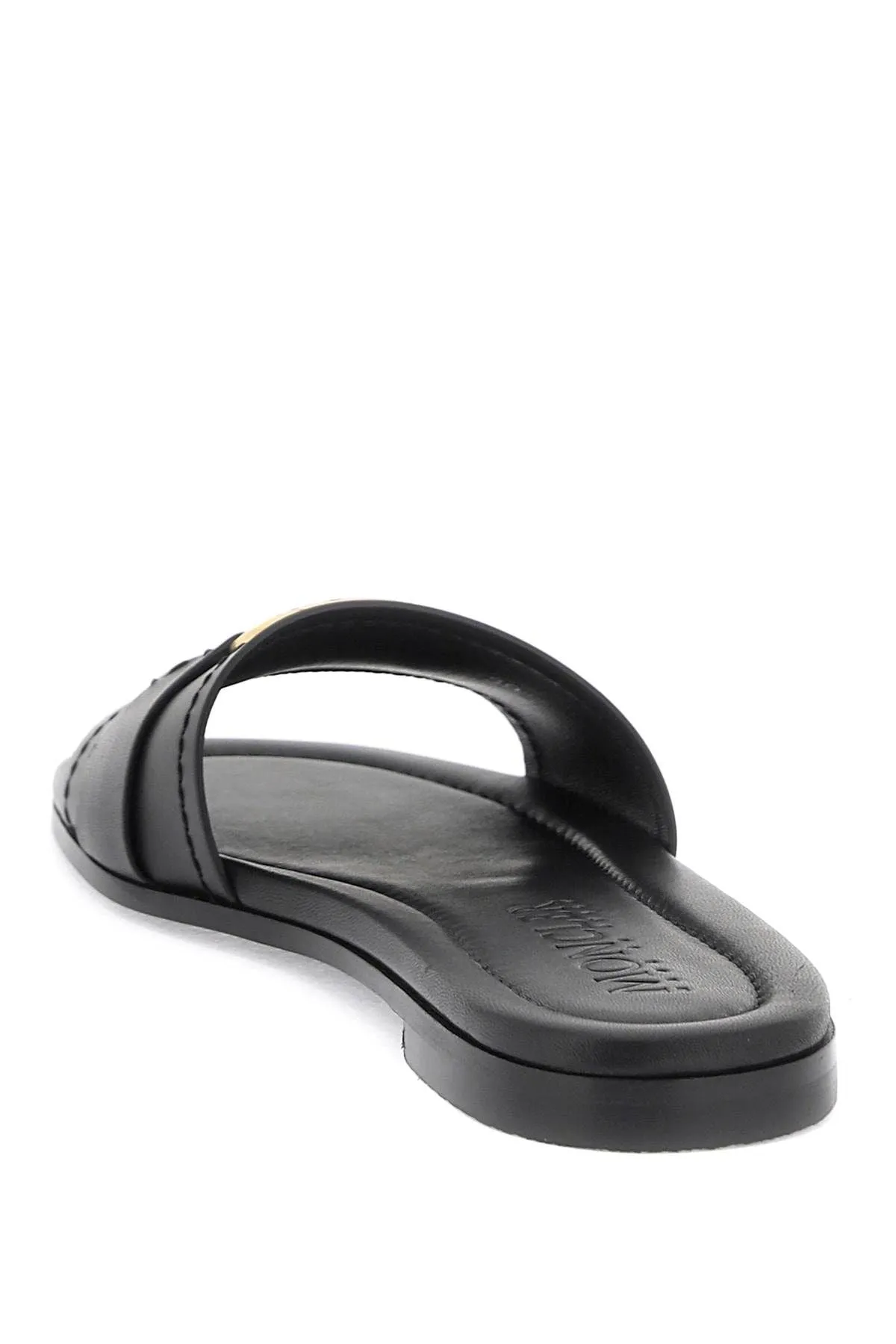 Moncler    Moncler Leather Bell Slides For