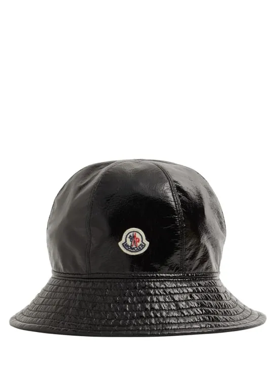 Moncler   Shiny vinyl bucket hat 