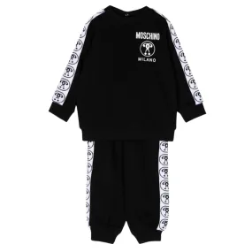 Moschino Set Logo Strip Black