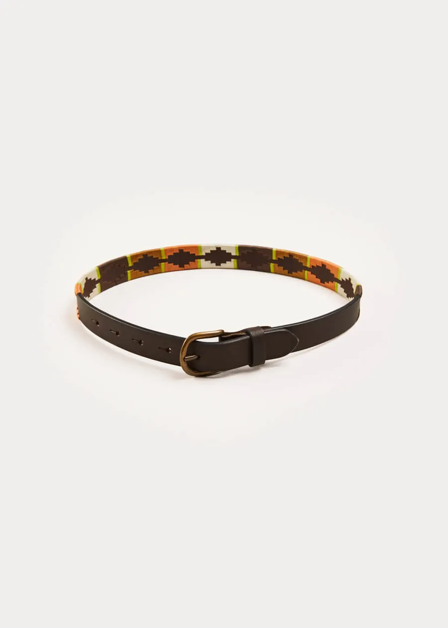 Multi-Patterned Polo Belt in Extra Small to Small Size