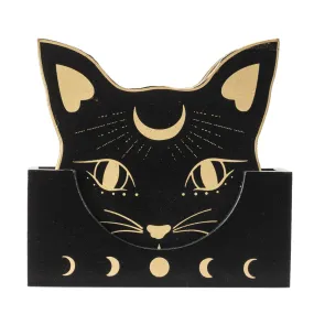 Mystic Mog Drink Coasters