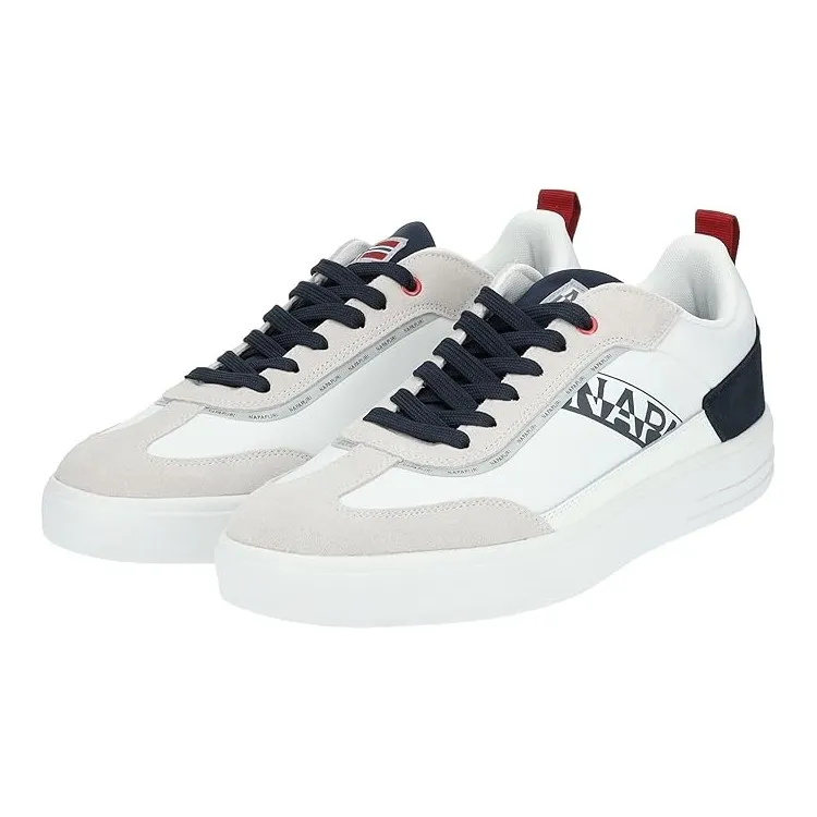 Napapijri Men's NP0AHKS BARK 08 CAN White Sneakers