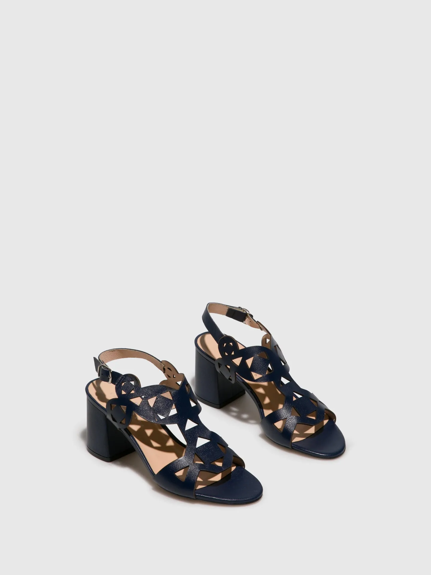 Navy Sling-Back Pumps Sandals