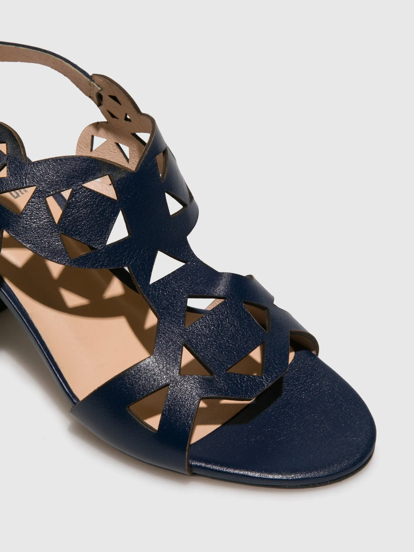 Navy Sling-Back Pumps Sandals