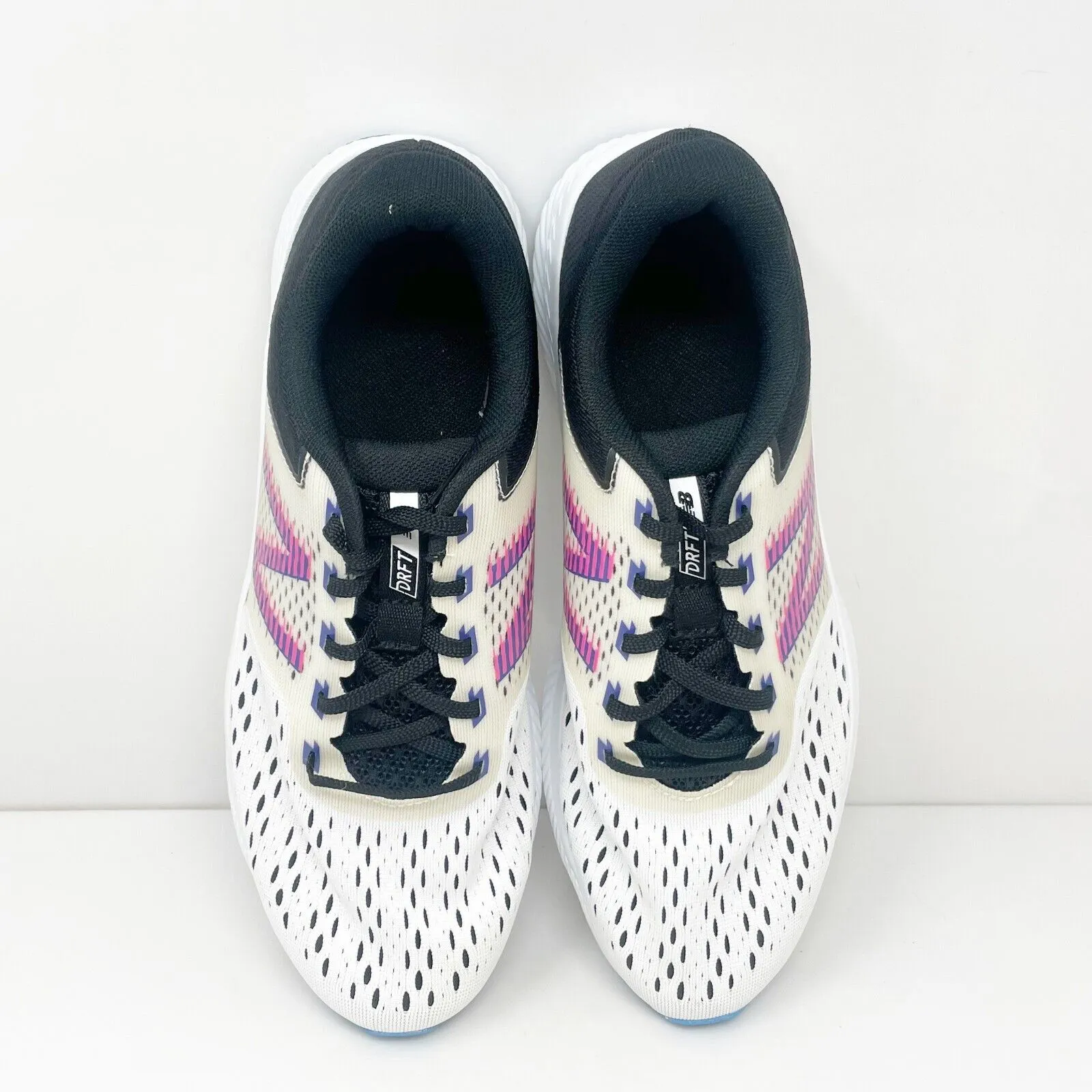 New Balance Womens DRFT V1 WDRFTRW1 White Running Shoes Sneakers Size 10 B