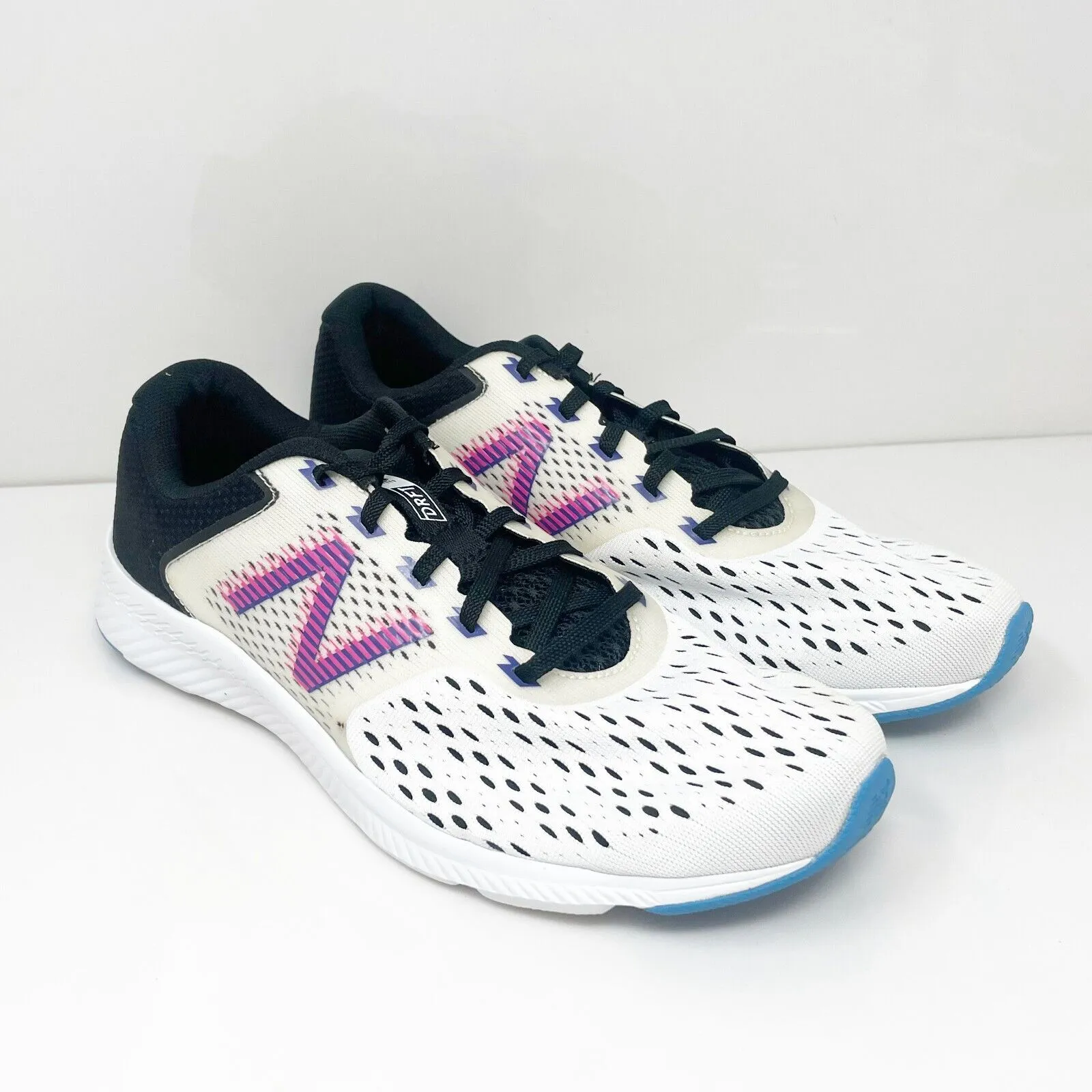 New Balance Womens DRFT V1 WDRFTRW1 White Running Shoes Sneakers Size 10 B