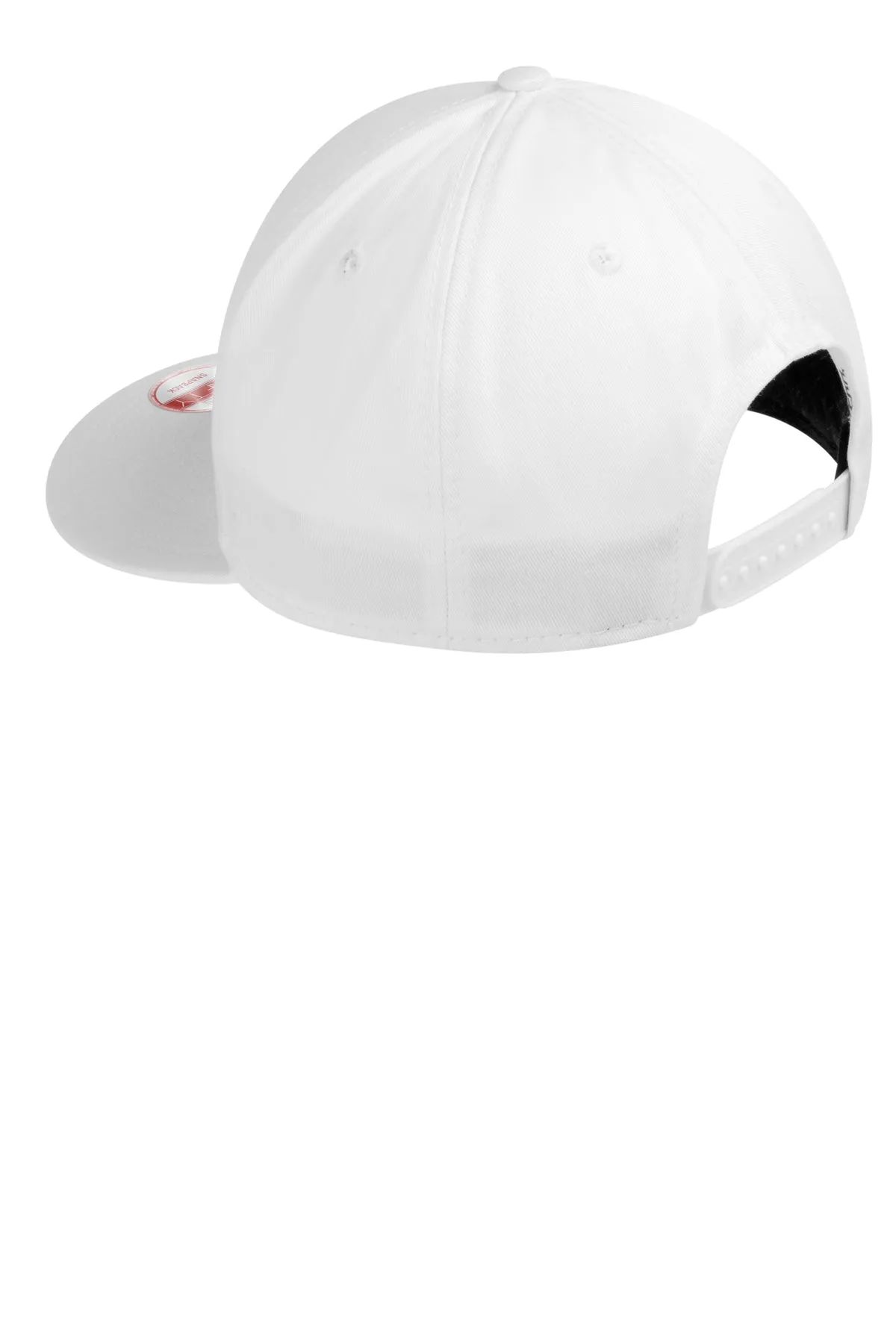 New Era Flat Bill Snapback  Cap, White [GuidePoint Security]