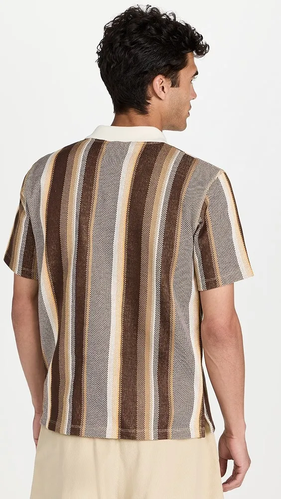 Nicholas Daley   Striped Polo 