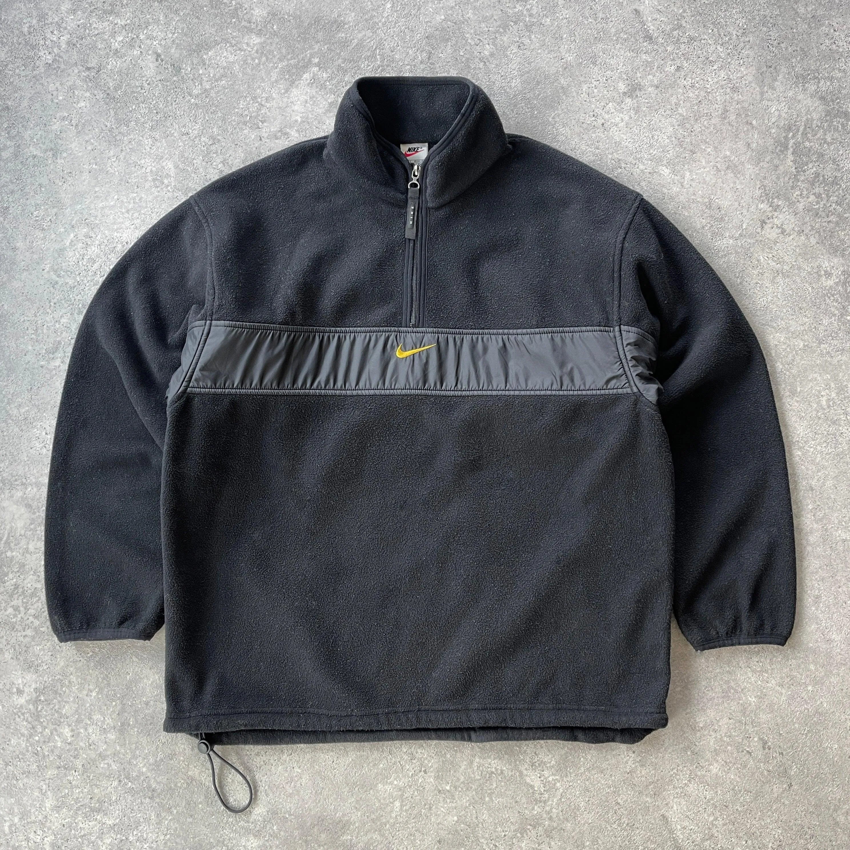 Nike 1990s vintage heavyweight fleece 1/4 zip (Size Large) - Rare