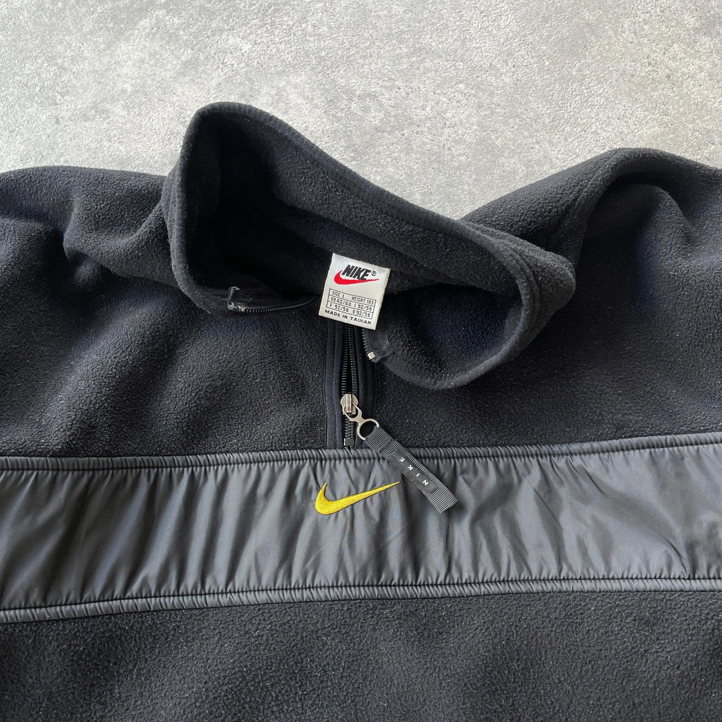 Nike 1990s vintage heavyweight fleece 1/4 zip (Size Large) - Rare