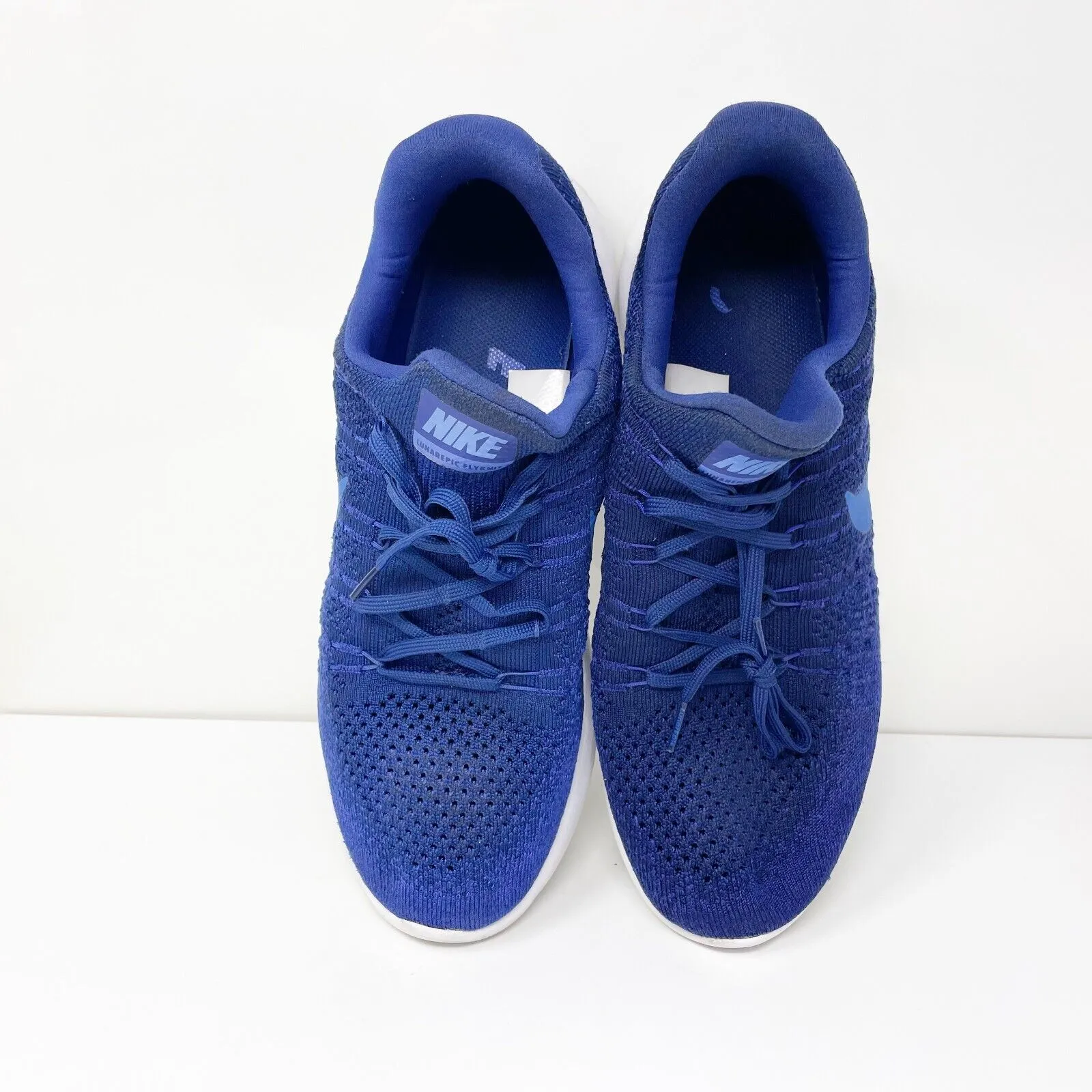 Nike Mens LunarEpic Low Flyknit 2 863779-400 Blue Running Shoes Sneakers Size 12