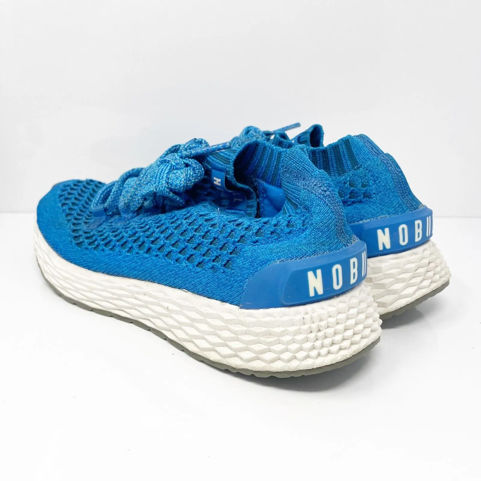 Nobull Unisex Knit Runner Blue Running Shoes Sneakers Size M 7.5 W 9