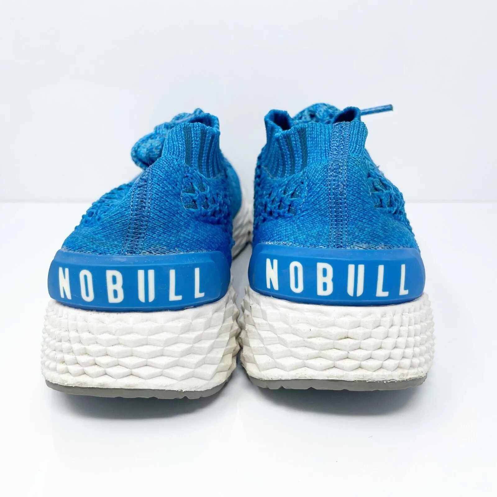 Nobull Unisex Knit Runner Blue Running Shoes Sneakers Size M 7.5 W 9