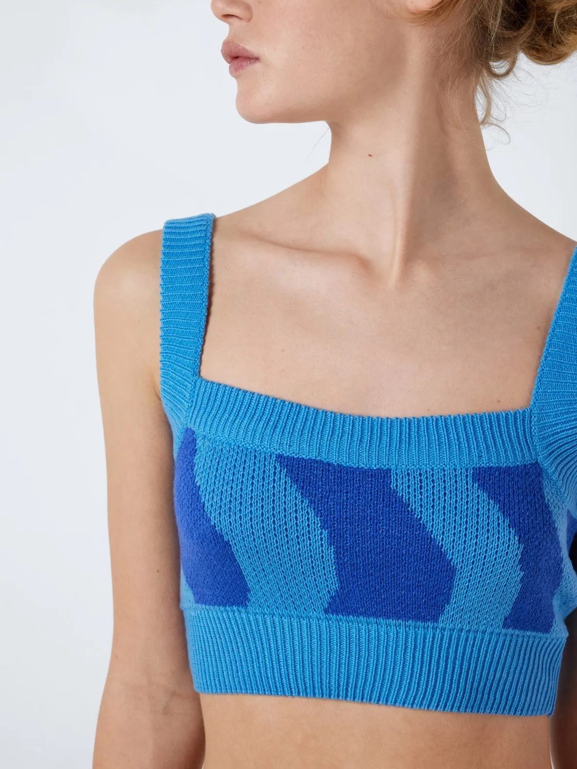 NOISY MAY Square Neck Knit Top