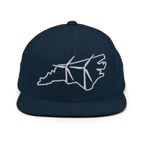 North Carolina Wind Snapback Hat