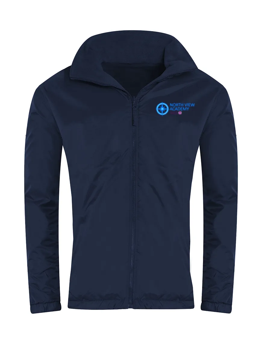 North View Academy Navy Showerproof Jacket