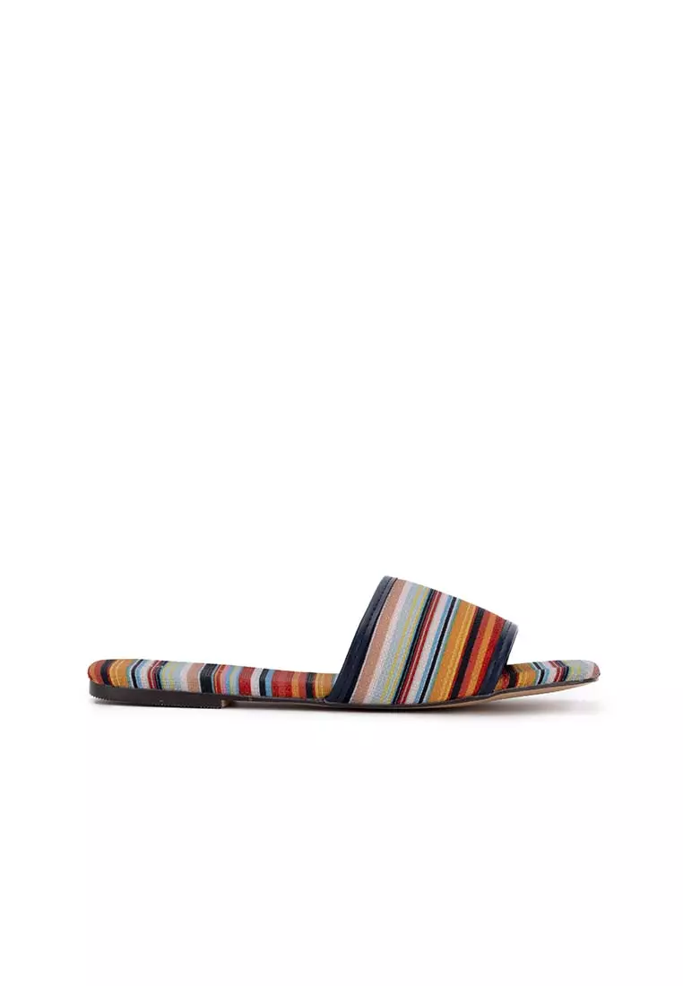 nose COLORFUL STRIPE FLAT SLIDE