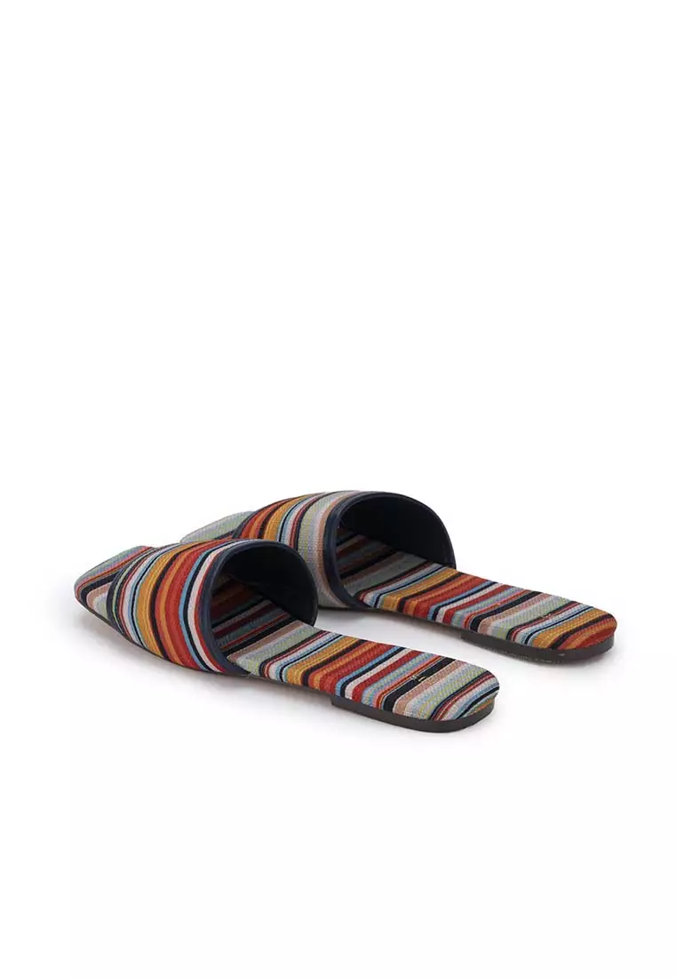 nose COLORFUL STRIPE FLAT SLIDE